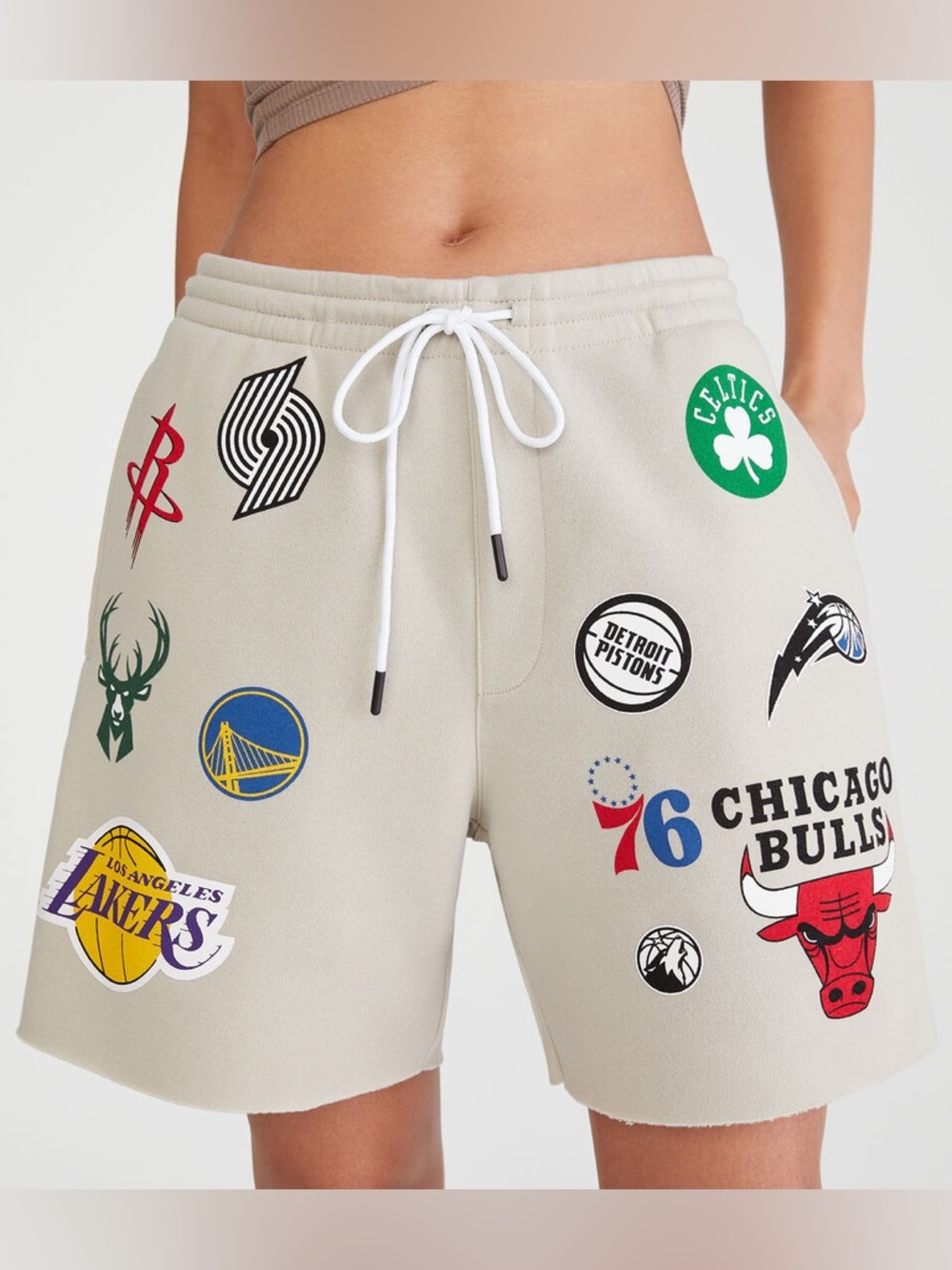 NBA Men’s “One For All” Classic Fit Fleece Basketball Shorts Large New with Tags